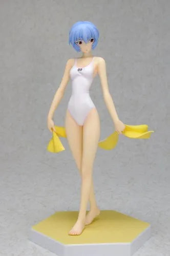Evangelion Shin Gekijouban - Ayanami Rei - Beach Queens - 1/10 - Swimsuit ver. (Wave)ㅤ – Wave – ActionFigureBrasil