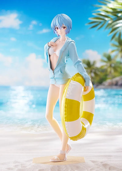 Evangelion Shin Gekijouban - Ayanami Rei - Beach Queens - Pop Up Parade - L (Good Smile Company) [Shop Exclusive]ㅤ – Good Smile Company – ActionFigureBrasil — embalagem