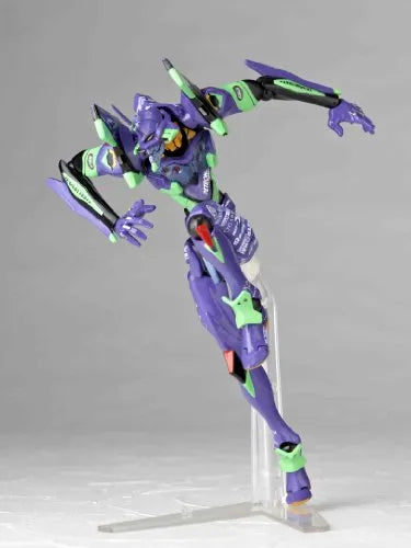 Evangelion Shin Gekijouban - EVA-01 - Revoltech - 100EX - Eva Racing 2012/ Evangelion RT EVA-01 Apple Shiden (Kaiyodo)ㅤ – Kaiyodo – ActionFigureBrasil