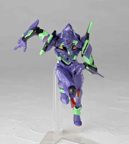 Evangelion Shin Gekijouban - EVA-01 - Revoltech - 100EX - Eva Racing 2012/ Evangelion RT EVA-01 Apple Shiden (Kaiyodo)ㅤ – Kaiyodo – ActionFigureBrasil