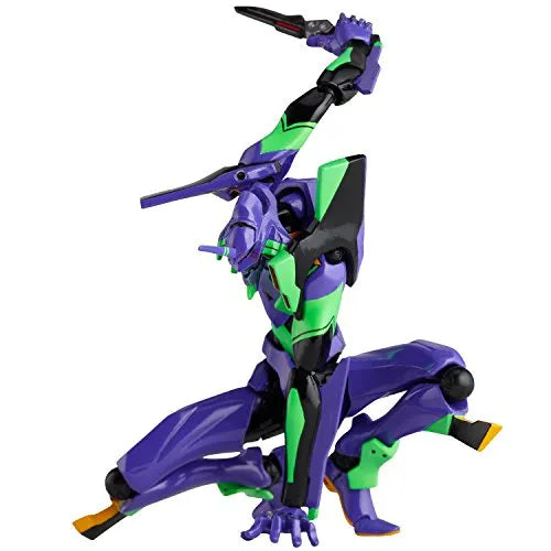 Evangelion Shin Gekijouban - EVA-01 - Sachiel - Evangelion Evolution EV-001 - Legacy of Revoltech LR-048 - Revoltech No.100 - 2018 Re-release (Kaiyodo)ㅤ – Kaiyodo – ActionFigureBrasil