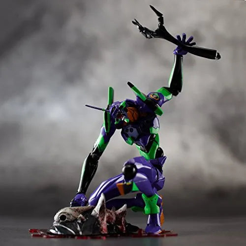 Evangelion Shin Gekijouban - EVA-01 - Sachiel - Evangelion Evolution EV-001 - Legacy of Revoltech LR-048 - Revoltech No.100 (Kaiyodo)ㅤ – Kaiyodo – ActionFigureBrasil