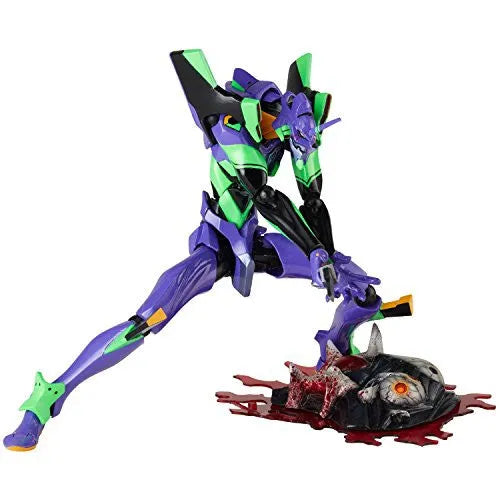 Evangelion Shin Gekijouban - EVA-01 - Sachiel - Evangelion Evolution EV-001 - Legacy of Revoltech LR-048 - Revoltech No.100 (Kaiyodo)ㅤ – Kaiyodo – ActionFigureBrasil