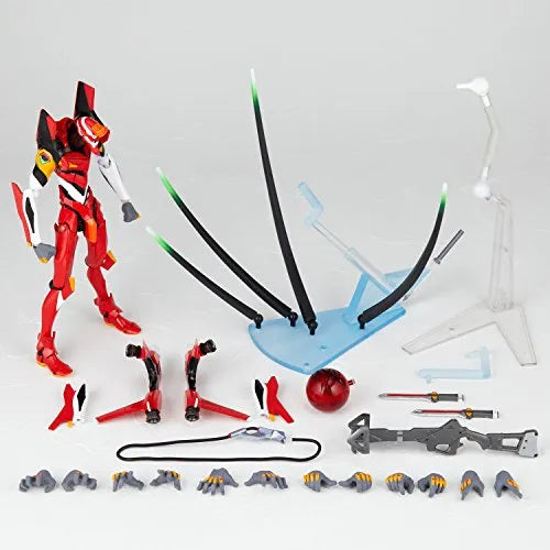 Evangelion Shin Gekijouban: Ha - EVA-02 - Evangelion Evolution EV-005 - Legacy of Revoltech LR-032 - Revoltech No.102 (Kaiyodo)ㅤ – Kaiyodo – ActionFigureBrasil