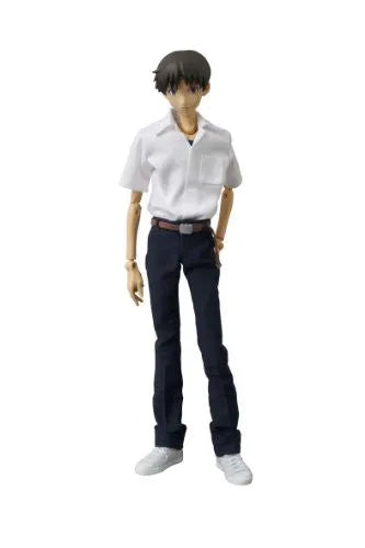 Evangelion Shin Gekijouban - Ikari Shinji - Real Action Heroes - 584 - Uniform Ver. (Medicom Toy)ㅤ – Medicom Toy – ActionFigureBrasil — ângulo diferente