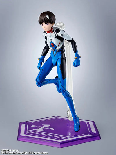 Evangelion Shin Gekijouban - Ikari Shinji - S.H.Figuarts (Bandai Spirits)ㅤ – Bandai Spirits – ActionFigureBrasil — ângulo diferente