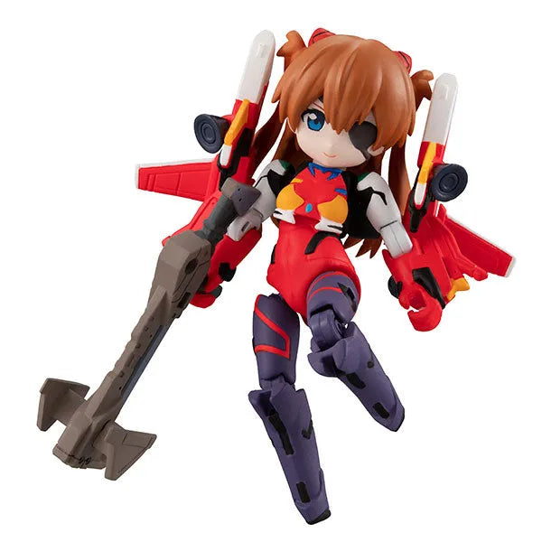 Evangelion Shin Gekijouban: Q - Ayanami Rei - Souryuu Asuka Langley - Makinami Mari Illustrious - Desktop Army Evangelion Shin Gekijouban (MegaHouse)ㅤ – MegaHouse – ActionFigureBrasil