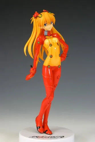 Evangelion Shin Gekijouban - Souryuu Asuka Langley - Treasure Figure Collection - 1/10 - Test Plug Suit ver. (Wave)ㅤ – Wave – ActionFigureBrasil