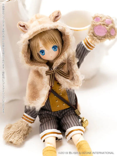 EX Cute Family Alice's Tea Party -Mad Tea Party- Dormouse / Sorane 1/6 Complete Dollㅤ – Azone International – ActionFigureBrasil — com base expositora