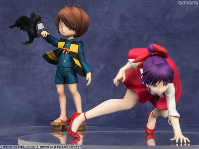 [Exclusive Sale] G.E.M. Series GeGeGe no Kitaro Kitaro & Neko Musume w/Sunekosuri Setㅤ – MegaHouse – ActionFigureBrasil — com base expositora