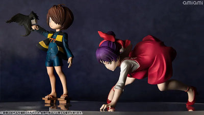 [Exclusive Sale] G.E.M. Series GeGeGe no Kitaro Kitaro & Neko Musume w/Sunekosuri Setㅤ – MegaHouse – ActionFigureBrasil — ângulo diferente