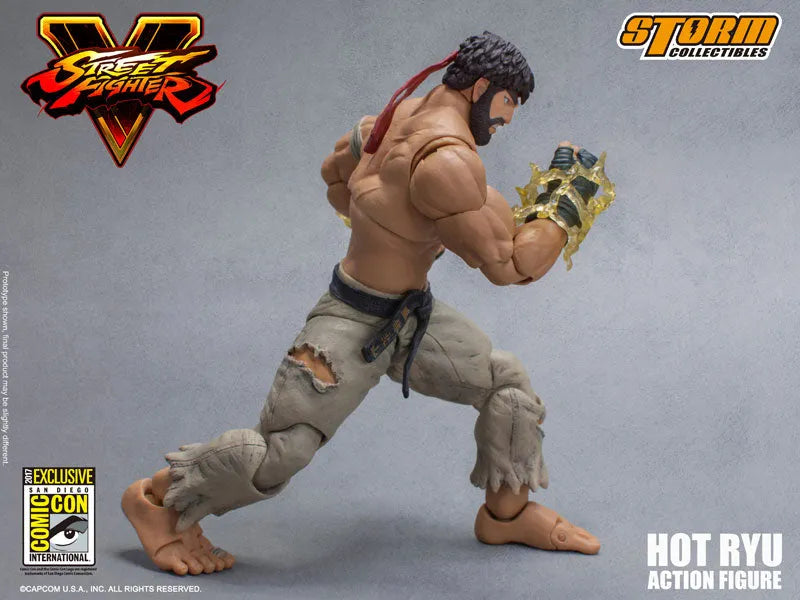 [Exclusive Sale] Street Fighter V - Action Figure: Hot Ryuㅤ – Storm Collectibles – ActionFigureBrasil