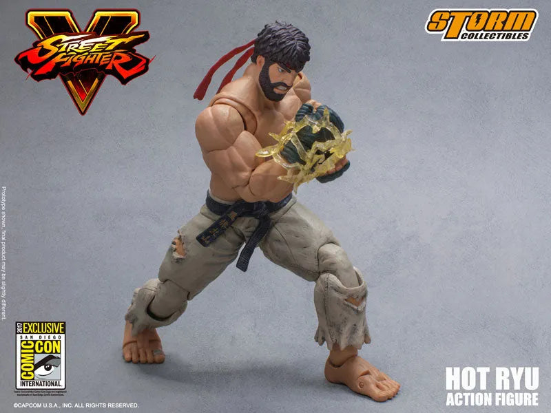 [Exclusive Sale] Street Fighter V - Action Figure: Hot Ryuㅤ – Storm Collectibles – ActionFigureBrasil