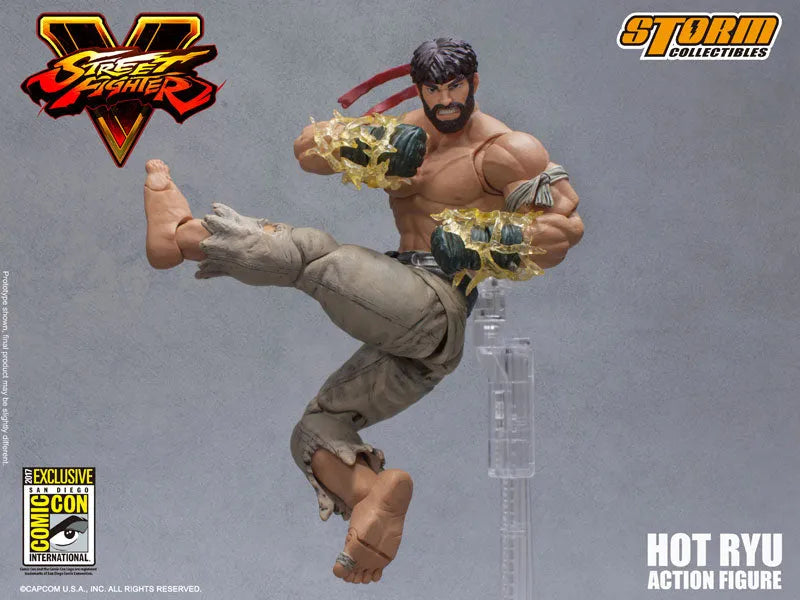 [Exclusive Sale] Street Fighter V - Action Figure: Hot Ryuㅤ – Storm Collectibles – ActionFigureBrasil