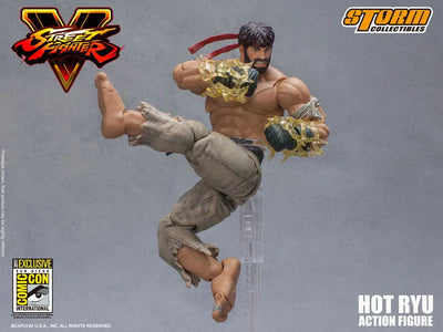 [Exclusive Sale] Street Fighter V - Action Figure: Hot Ryuㅤ – Storm Collectibles – ActionFigureBrasil — ambientada