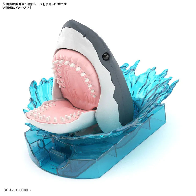 Exploring Lab Nature Great White Shark Plastic Modelㅤ – Bandai Spirits – ActionFigureBrasil