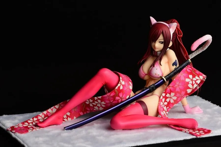 Fairy Tail - Erza Scarlet - 1/6 - Cherry Blossom Cat Gravure_Style, Sakuraneko Gravure_Style (Orca Toys)ㅤ – Orca Toys – ActionFigureBrasil