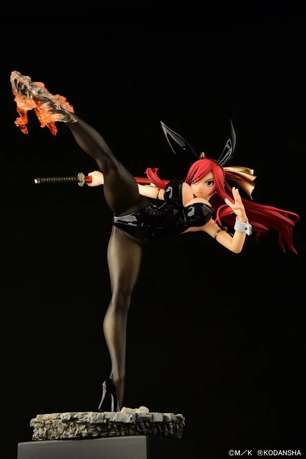 Fairy Tail - Erza Scarlet - 1/6 - High Kick Ver., Black Bunny (Orca Toys)ㅤ – Orca Toys – ActionFigureBrasil