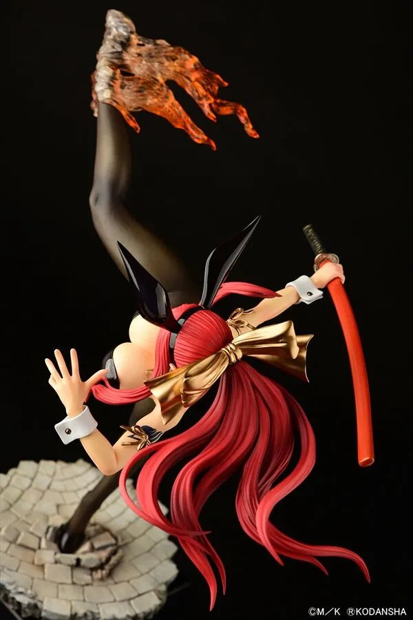 Fairy Tail - Erza Scarlet - 1/6 - High Kick Ver., Black Bunny (Orca Toys)ㅤ – Orca Toys – ActionFigureBrasil