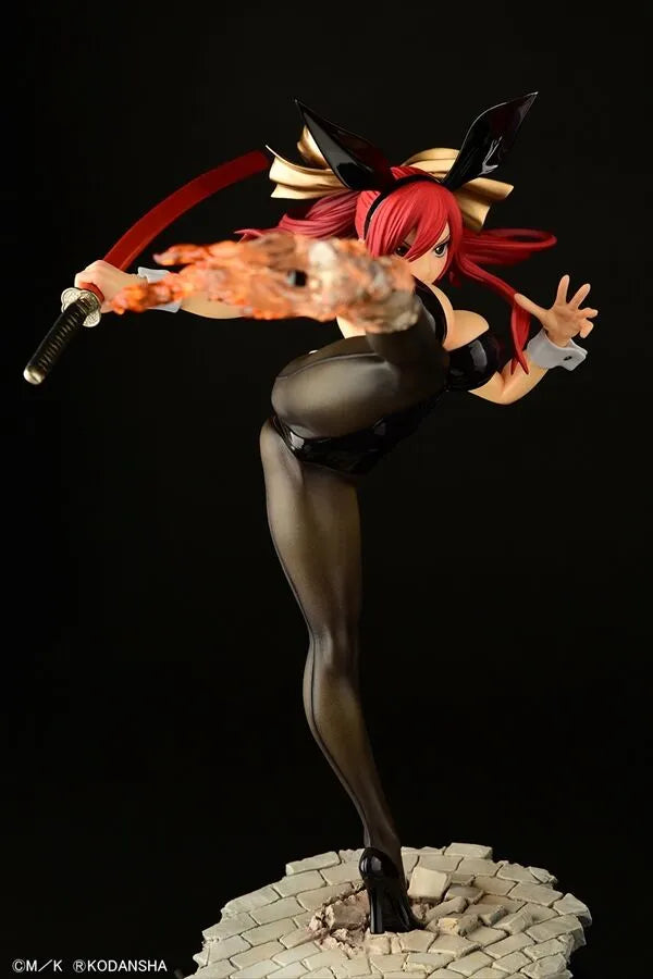 Fairy Tail - Erza Scarlet - 1/6 - High Kick Ver., Black Bunny (Orca Toys)ㅤ – Orca Toys – ActionFigureBrasil