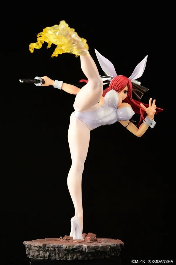 Fairy Tail - Erza Scarlet - 1/6 - High Kick Ver., White Bunny (Orca Toys)ㅤ – Orca Toys – ActionFigureBrasil