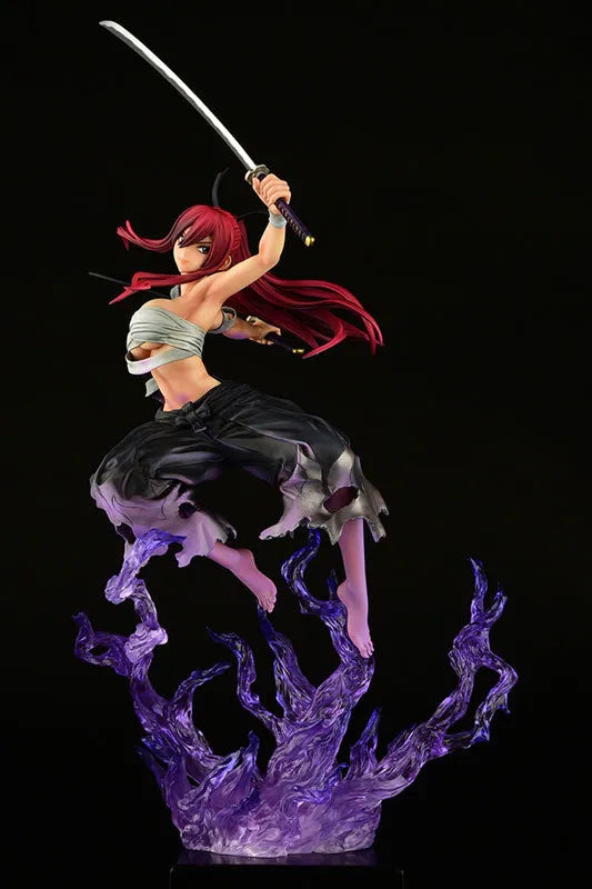 Fairy Tail - Erza Scarlet - 1/6 - Samurai Light Flame Manjo ver. Jet Black (Orca Toys)ㅤ – Orca Toys – ActionFigureBrasil