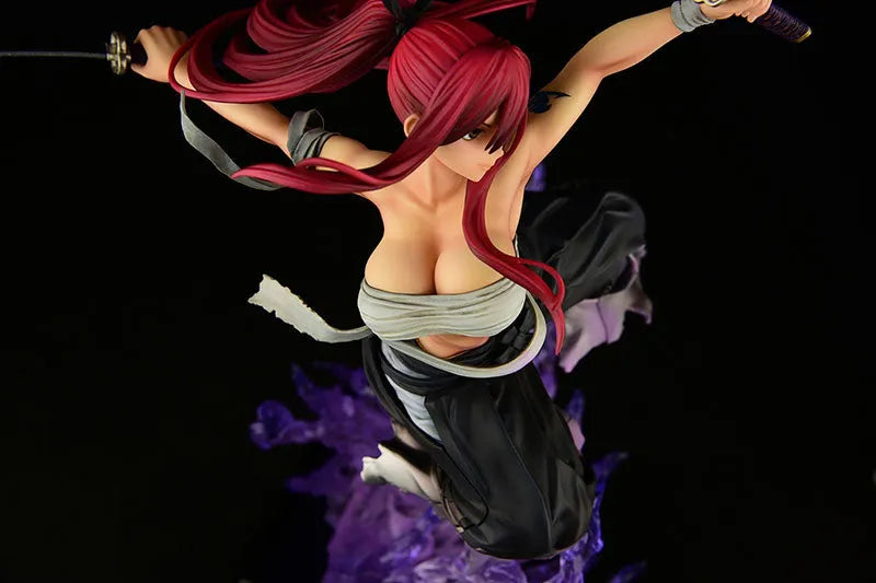 Fairy Tail - Erza Scarlet - 1/6 - Samurai Light Flame Manjo ver. Jet Black (Orca Toys)ㅤ – Orca Toys – ActionFigureBrasil