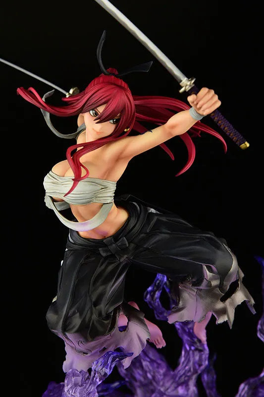 Fairy Tail - Erza Scarlet - 1/6 - Samurai Light Flame Manjo ver. Jet Black (Orca Toys)ㅤ – Orca Toys – ActionFigureBrasil