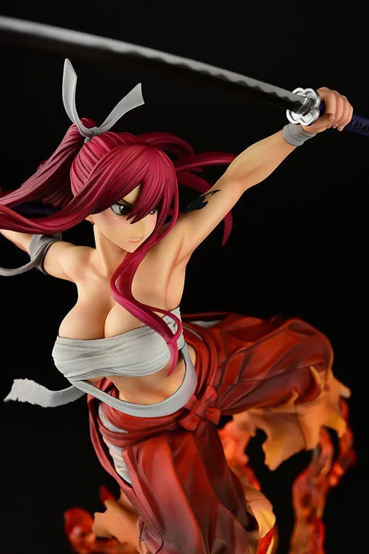 Fairy Tail - Erza Scarlet - 1/6 - Samurai Light Flame Manjo ver. Rouge (Orca Toys)ㅤ – Orca Toys – ActionFigureBrasil