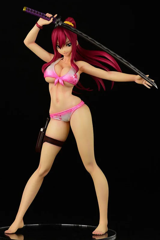 Fairy Tail - Erza Scarlet - 1/6 - Swimsuit Gravure_Style/ver. Sakura (Orca Toys)ㅤ – Orca Toys – ActionFigureBrasil
