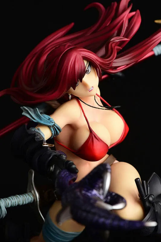 Fairy Tail - Erza Scarlet - 1/6 - the Kishi ver., Another Color :Black Armor: - December 2022 Re-release (Orca Toys)ㅤ – Orca Toys – ActionFigureBrasil