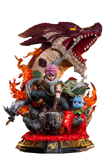 Fairy Tail - Happy - Igneel - Natsu Dragneel - 1/8 - Middle Size (A-Toys, JADE Toys Studio)ㅤ – A-Toys – ActionFigureBrasil