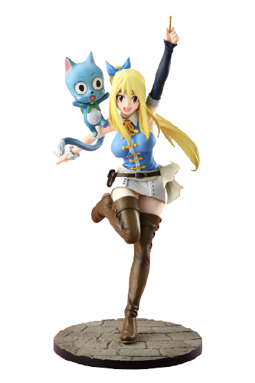 Fairy Tail - Happy - Lucy Heartfilia - 1/8 (Bell Fine)ㅤ – Bell Fine – ActionFigureBrasil