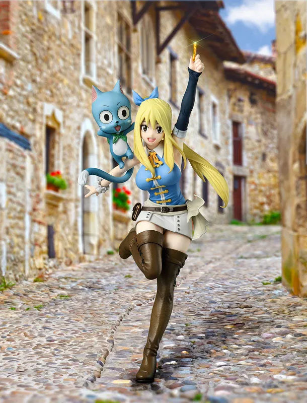 Fairy Tail - Happy - Lucy Heartfilia - 1/8 (Bell Fine)ㅤ – Bell Fine – ActionFigureBrasil