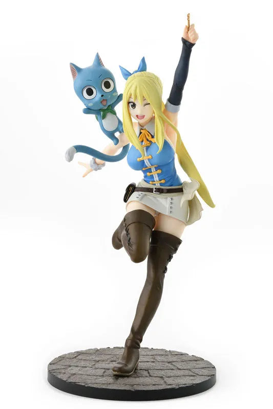 Fairy Tail - Happy - Lucy Heartfilia - 1/8 - Wink Ver. (Bell Fine)ㅤ – Bell Fine – ActionFigureBrasil