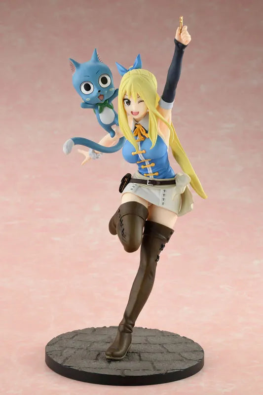 Fairy Tail - Happy - Lucy Heartfilia - 1/8 - Wink Ver. (Bell Fine)ㅤ – Bell Fine – ActionFigureBrasil