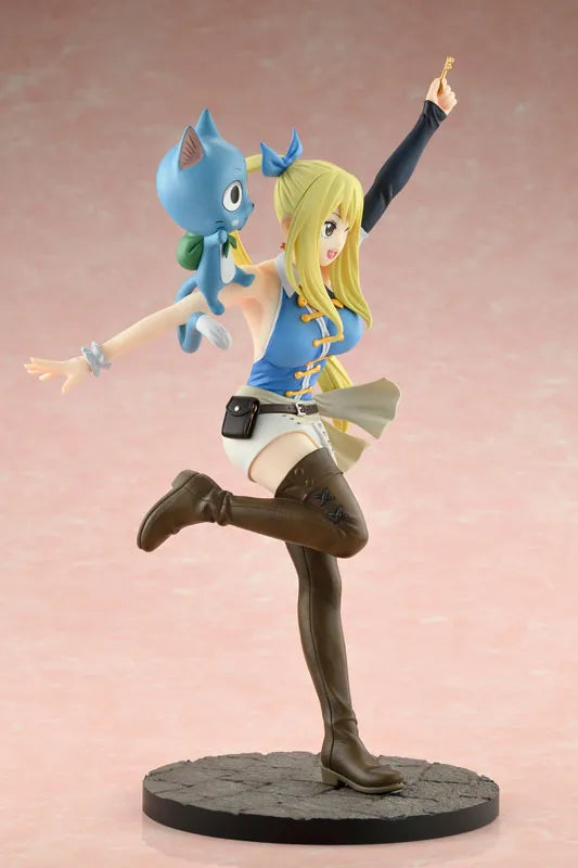 Fairy Tail - Happy - Lucy Heartfilia - 1/8 - Wink Ver. (Bell Fine)ㅤ – Bell Fine – ActionFigureBrasil