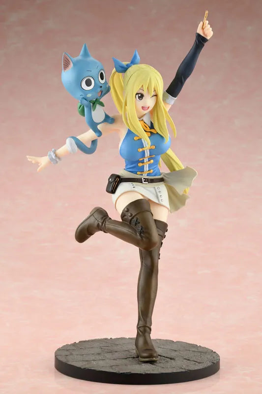 Fairy Tail - Happy - Lucy Heartfilia - 1/8 - Wink Ver. (Bell Fine)ㅤ – Bell Fine – ActionFigureBrasil