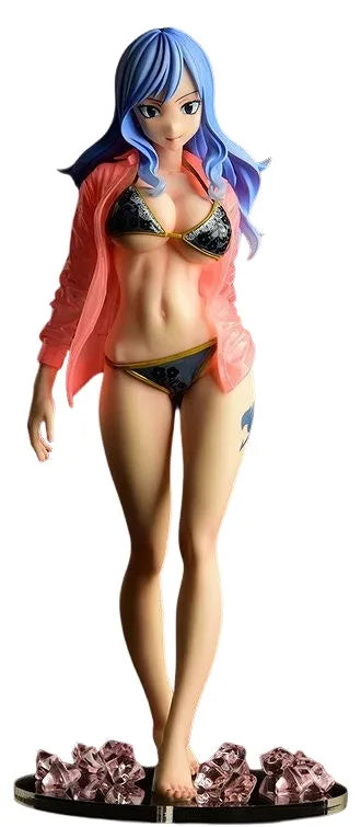 Fairy Tail - Juvia Lockser - 1/6 - Gravure_Style, Sheer Wet Shirt SP, Black Bikini!! (Orca Toys)ㅤ – Orca Toys – ActionFigureBrasil