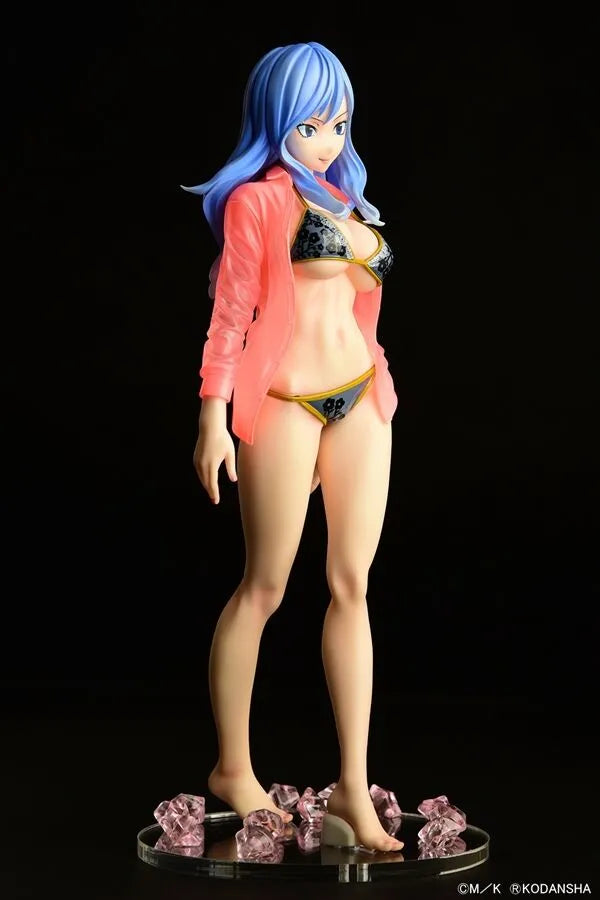 Fairy Tail - Juvia Lockser - 1/6 - Gravure_Style, Sheer Wet Shirt SP, Black Bikini!! (Orca Toys)ㅤ – Orca Toys – ActionFigureBrasil