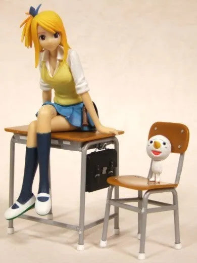Fairy Tail - Lucy Heartfilia - Plue - Sunday x Magazine 50th Anniversary Collaboration Figure Set - St. SunMaga Gakuen 3rd Period (SEGA)ㅤ – SEGA – ActionFigureBrasil
