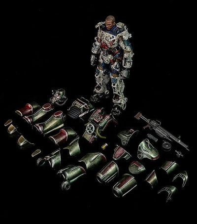 Fallout - 1/6 - T-45 - Hot Rod Shark Power Armor (Threezero)ㅤ – ThreeZero – ActionFigureBrasil — ambientada