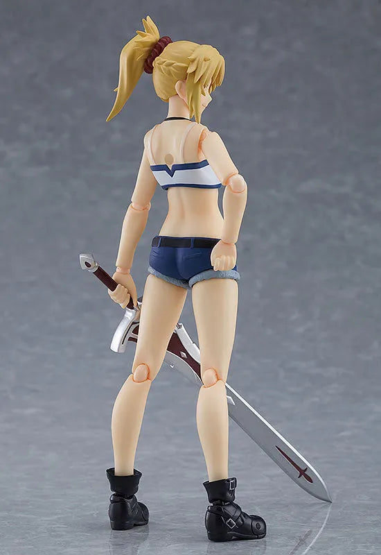 Fate/Apocrypha - Mordred - Figma #474 - Casual Saber of Red (Max Factory)ㅤ – Max Factory – ActionFigureBrasil