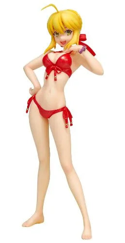 Fate/EXTRA - Saber EXTRA - Beach Queens - 1/10 - Red Edition, Swimsuit ver. (Wave)ㅤ – Wave – ActionFigureBrasil
