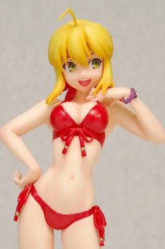 Fate/EXTRA - Saber EXTRA - Beach Queens - 1/10 - Red Edition, Swimsuit ver. (Wave)ㅤ – Wave – ActionFigureBrasil