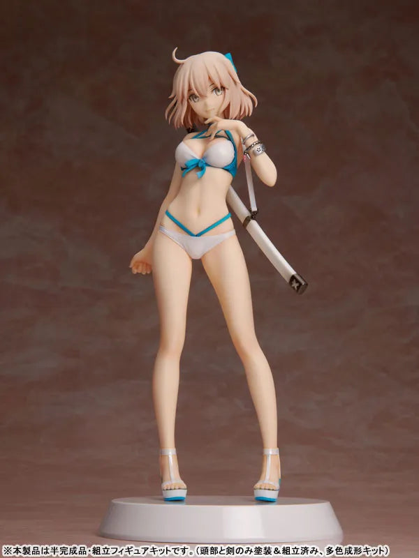 Fate/Grand Order - Okita Souji - Assemble Heroines - Summer Queens - 1/8 - Assassin - Model Kit (Our Treasure)ㅤ – Our Treasure – ActionFigureBrasil