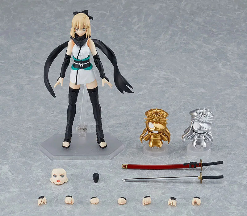 Fate/Grand Order - Okita Souji - Figma #521 - Saber (Max Factory)ㅤ – Max Factory – ActionFigureBrasil