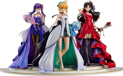 Fate/Stay Night - Saber - Matou Sakura - Rin Tohsaka - 1/7 - 15th Celebration Dress Ver. - Set of 3 Figures (Good Smile Company)ㅤ – Good Smile Company – ActionFigureBrasil