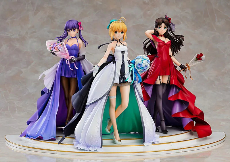 Fate/Stay Night - Saber - Matou Sakura - Rin Tohsaka - 1/7 - 15th Celebration Dress Ver. - Set of 3 Figures (Good Smile Company)ㅤ – Good Smile Company – ActionFigureBrasil