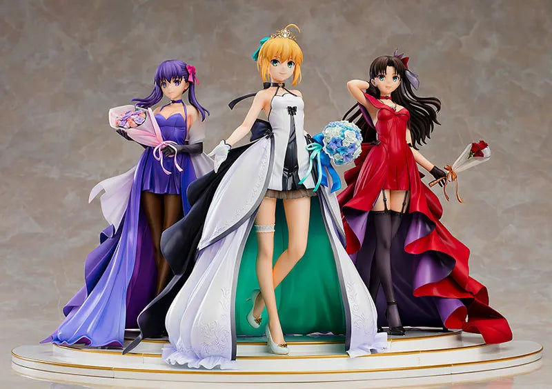 Fate/Stay Night - Saber - Matou Sakura - Rin Tohsaka - 1/7 - 15th Celebration Dress Ver. - Set of 3 Figures (Good Smile Company)ㅤ – Good Smile Company – ActionFigureBrasil